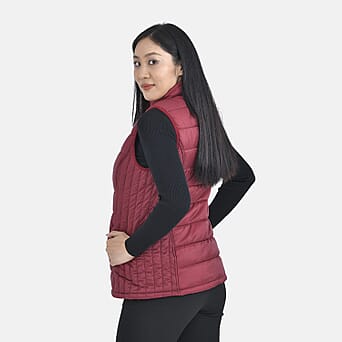 https://tjcuk.sirv.com/Products/38/8/3888785/Tamsy-Polyester-Solid-Gilet-Red-Dark-Green_3888785_1.jpg?w=342&h=342