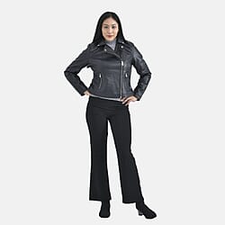 Tamsy PU Solid Jacket - Dark Brown