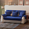 9 Piece Set - Triple Sofa Cover (Size 175x75 Cm), 3 Back Cover (Size 90x60 Cm), 3 Cushion Cover (Size 45 Cm) and 2 Arm Cover (Size 52x45 Cm) - Burgundy