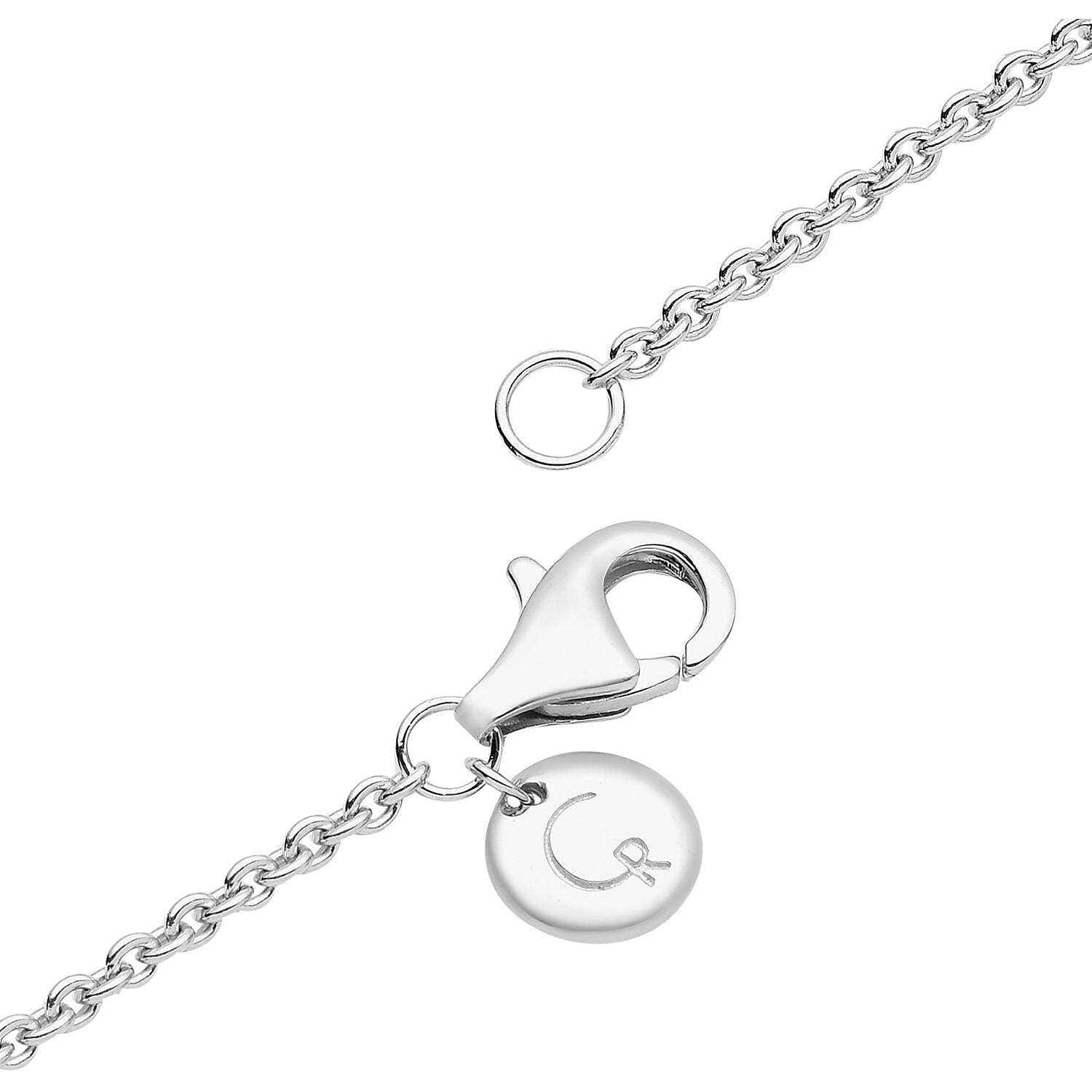 Rachel Galley Allegro Collection - Rhodium Overlay Sterling Silver Pendant With Chain (Size 18)
