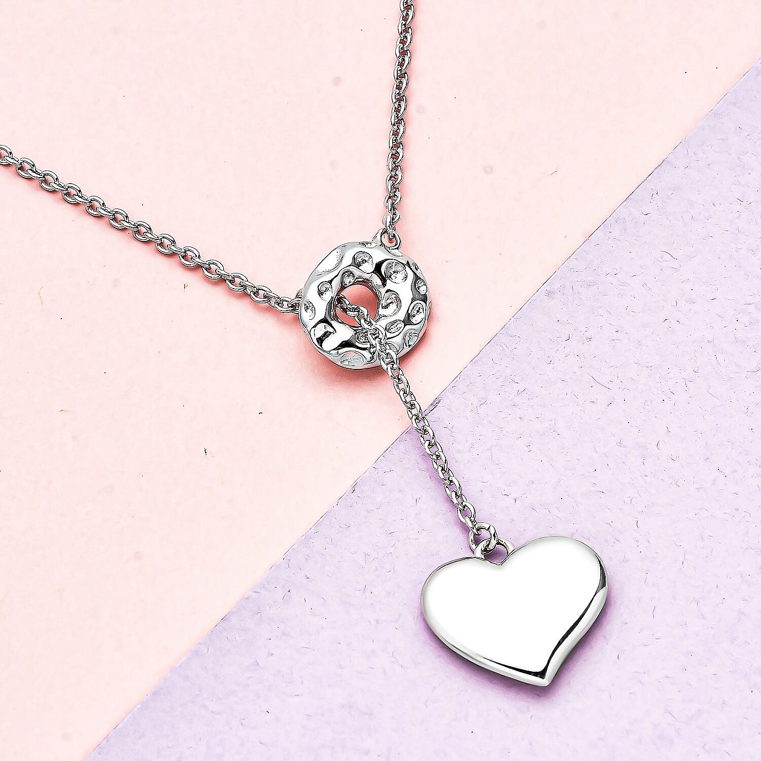 RACHEL GALLEY Capture Collection - Rhodium Overlay Sterling Silver Necklace (Size - 18-22-24) with Lobster Clasp