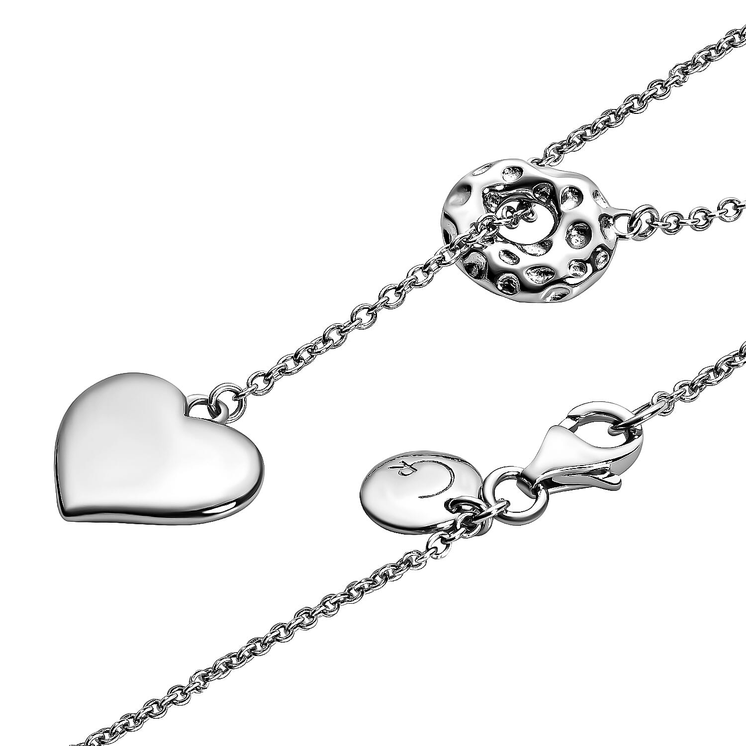 RACHEL GALLEY Capture Collection - Rhodium Overlay Sterling Silver Necklace (Size - 18-22-24) with Lobster Clasp