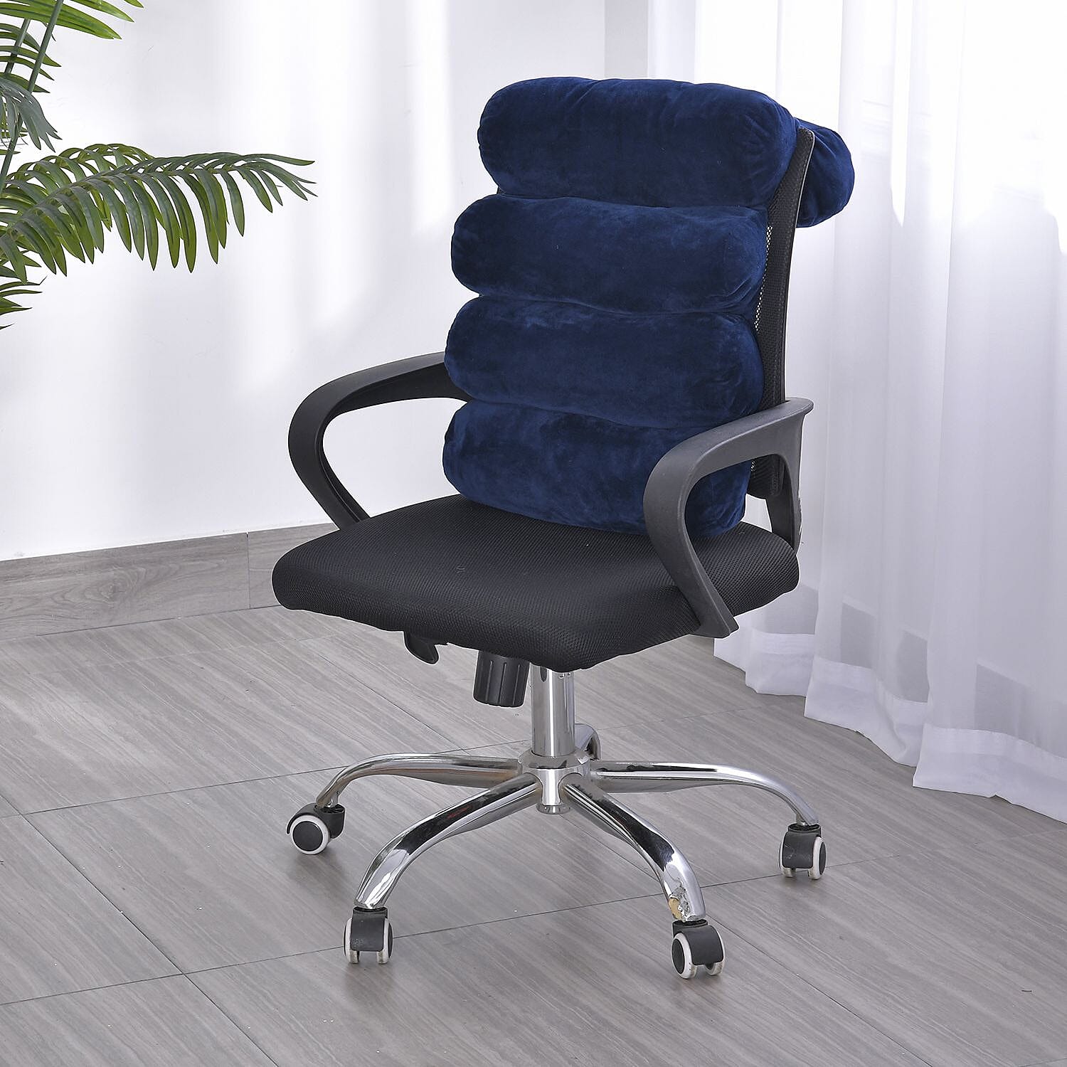 Multi Way Support Cushion (Size 55x38x9 Cm) - Navy