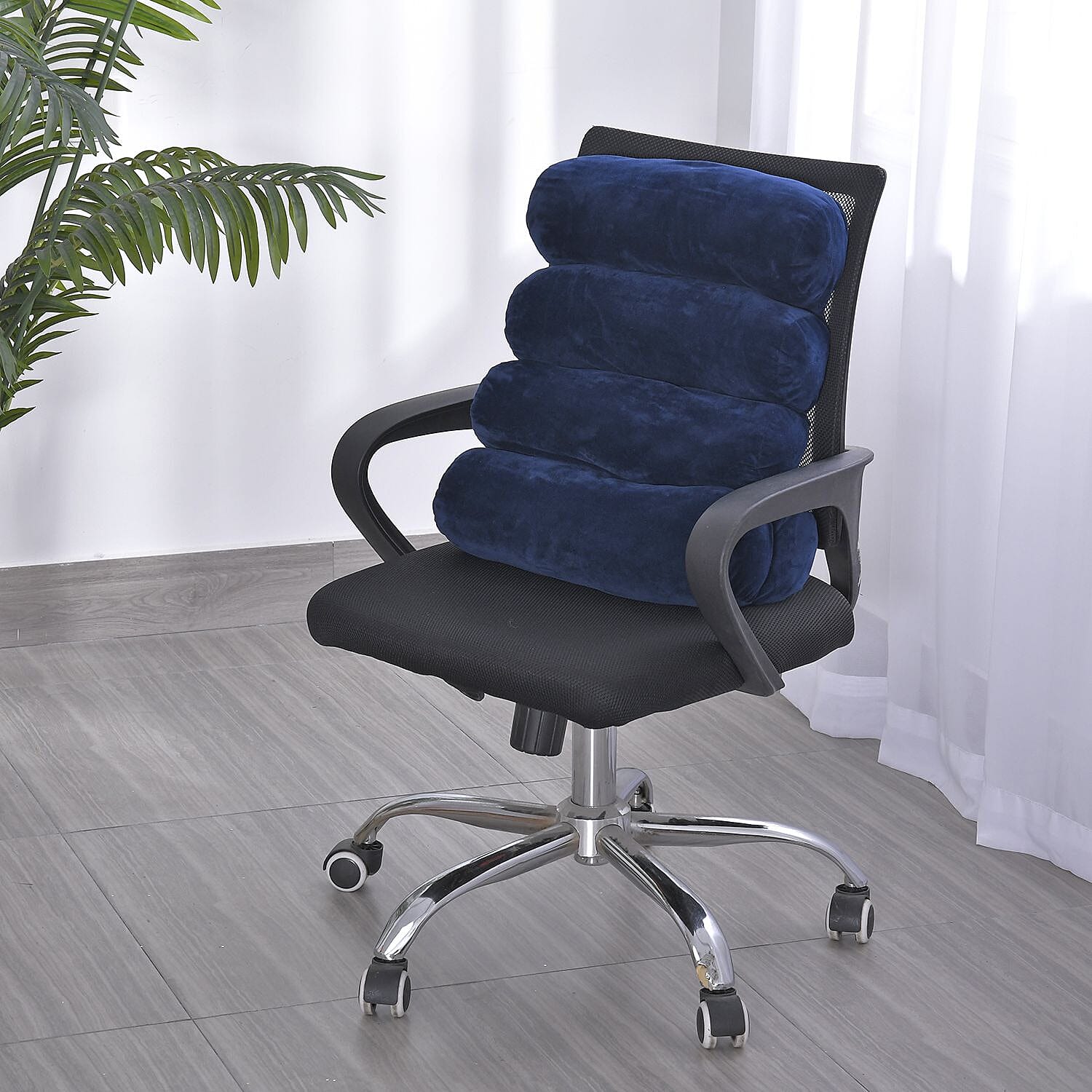 Multi Way Support Cushion (Size 55x38x9 Cm) - Navy