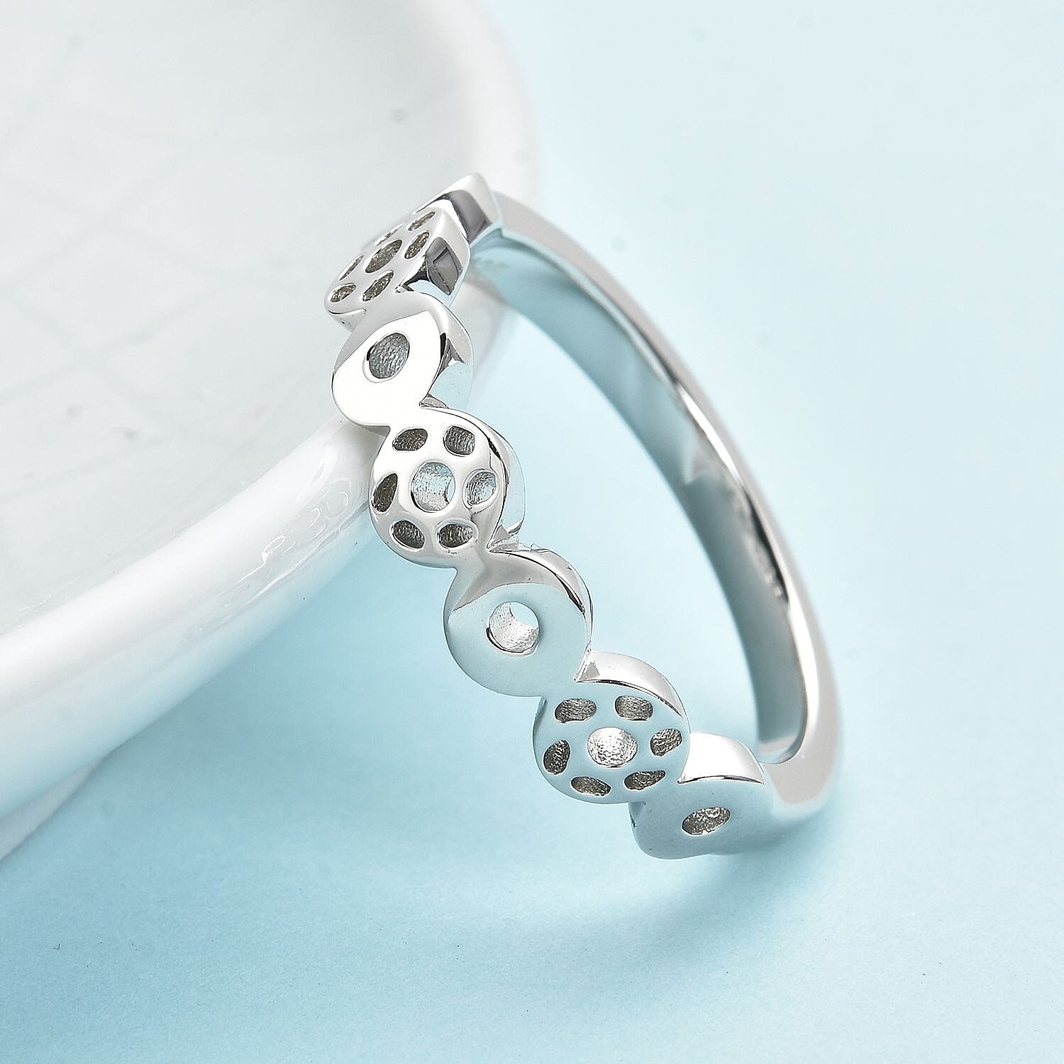 RACHEL GALLEY Allegro Collection - Rhodium Overlay Sterling Silver Ring