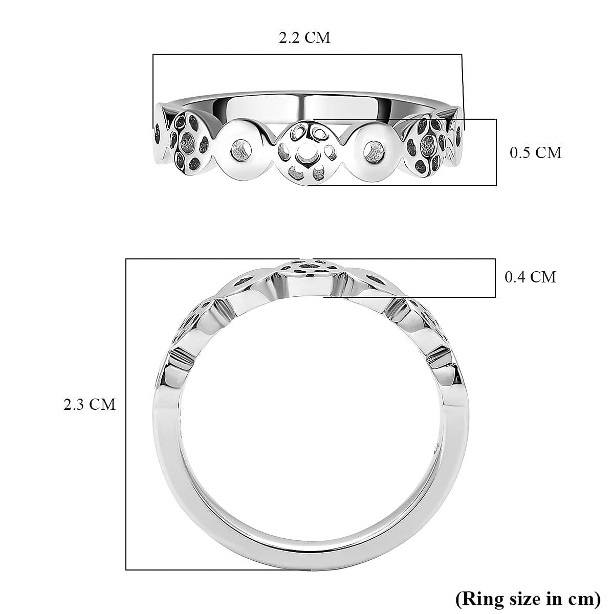 RACHEL GALLEY Allegro Collection - Rhodium Overlay Sterling Silver Ring