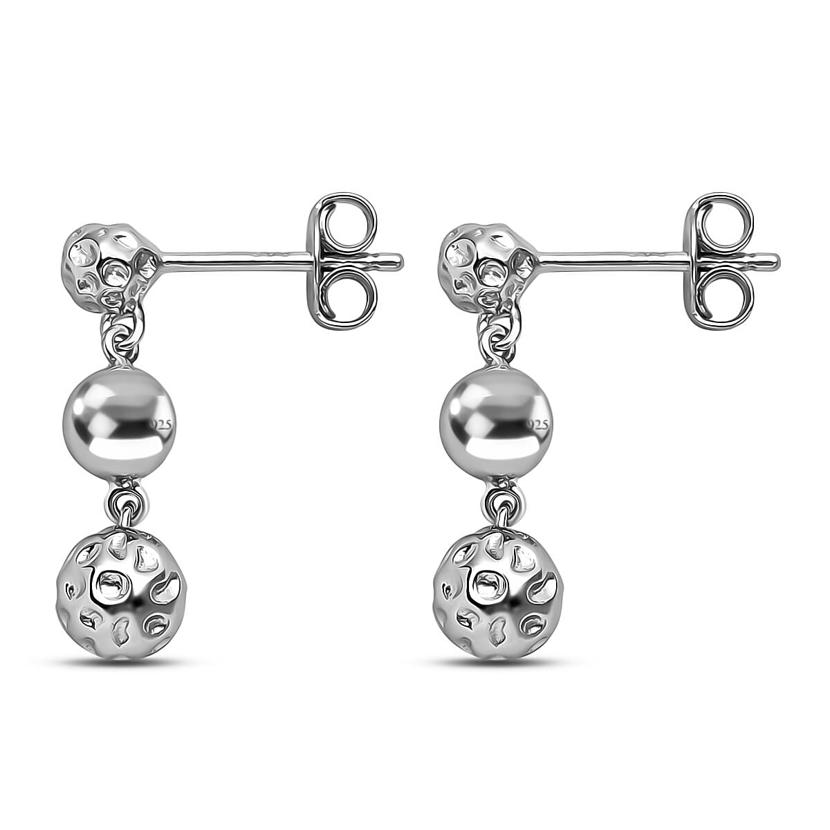 RACHEL GALLEY Globe Collection - Rhodium Overlay Sterling Silver Dangle Earrings (with Push Back)
