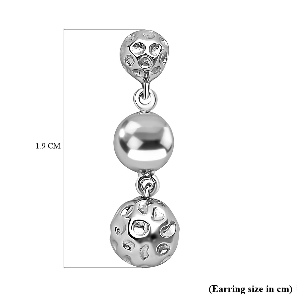 RACHEL GALLEY Globe Collection - Rhodium Overlay Sterling Silver Dangle Earrings (with Push Back)