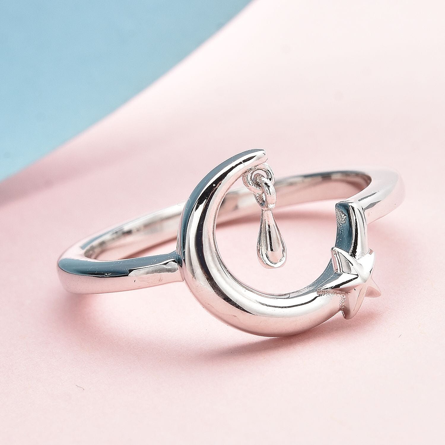 LucyQ Constellation Collection - Rhodium Overlay Sterling Silver Ring