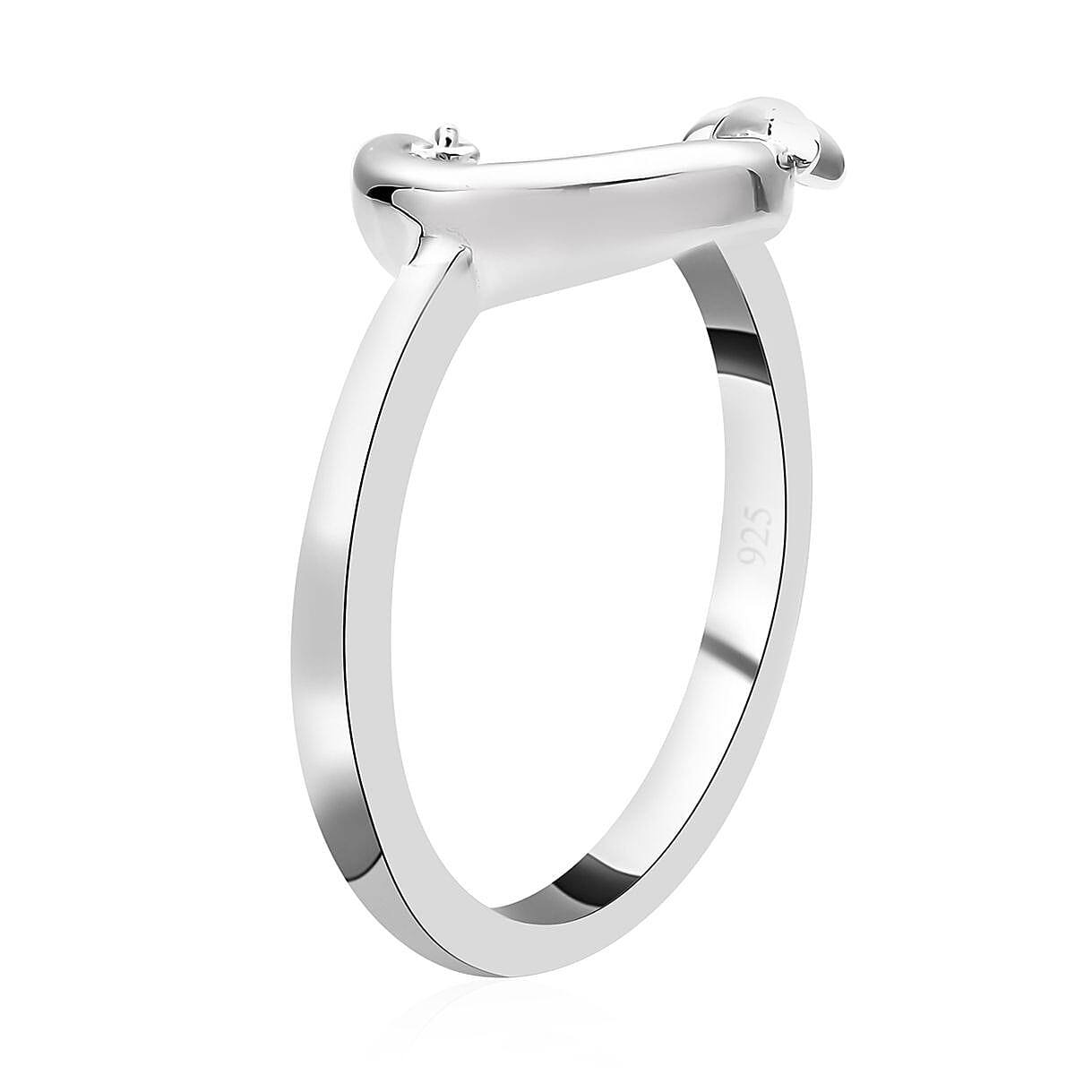 LucyQ Constellation Collection - Rhodium Overlay Sterling Silver Ring