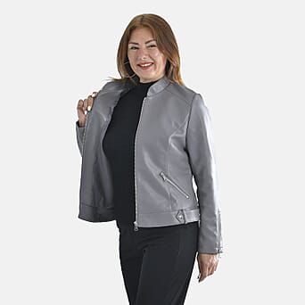 https://tjcuk.sirv.com/Products/38/8/3889786/Tamsy-PU-Solid-Jacket-Size-73x1-Dark-Gray-Dark-Gray_3889786_3.jpg?w=342&h=342