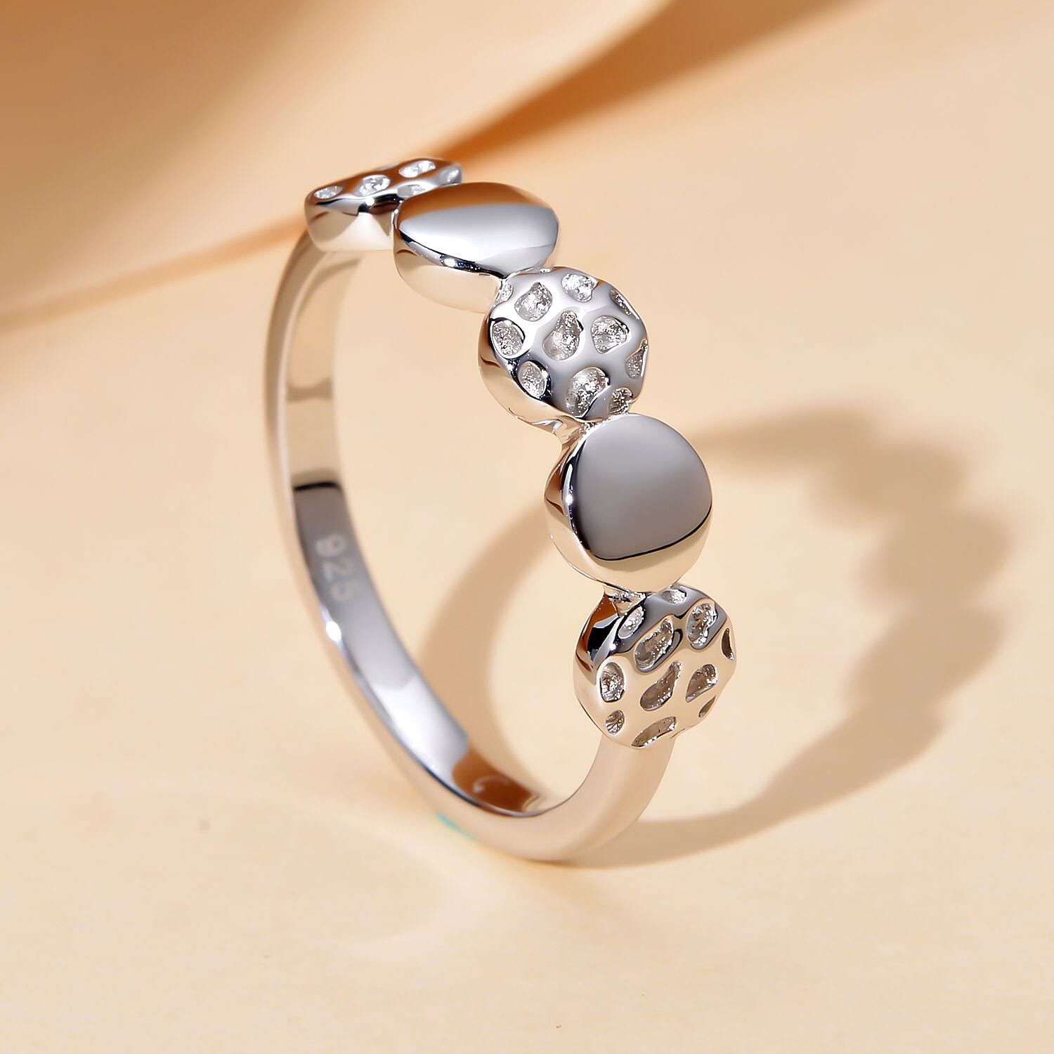 RACHEL GALLEY Globe Collection - Rhodium Overlay Sterling Silver Ring