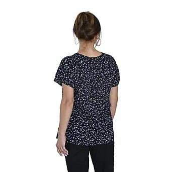 https://tjcuk.sirv.com/Products/38/9/3890425/TAMSY-Printed-V-Neck-Short-Sleeve-Blouse-(Size-L)-Black_3890425_1.jpg?w=342&h=342