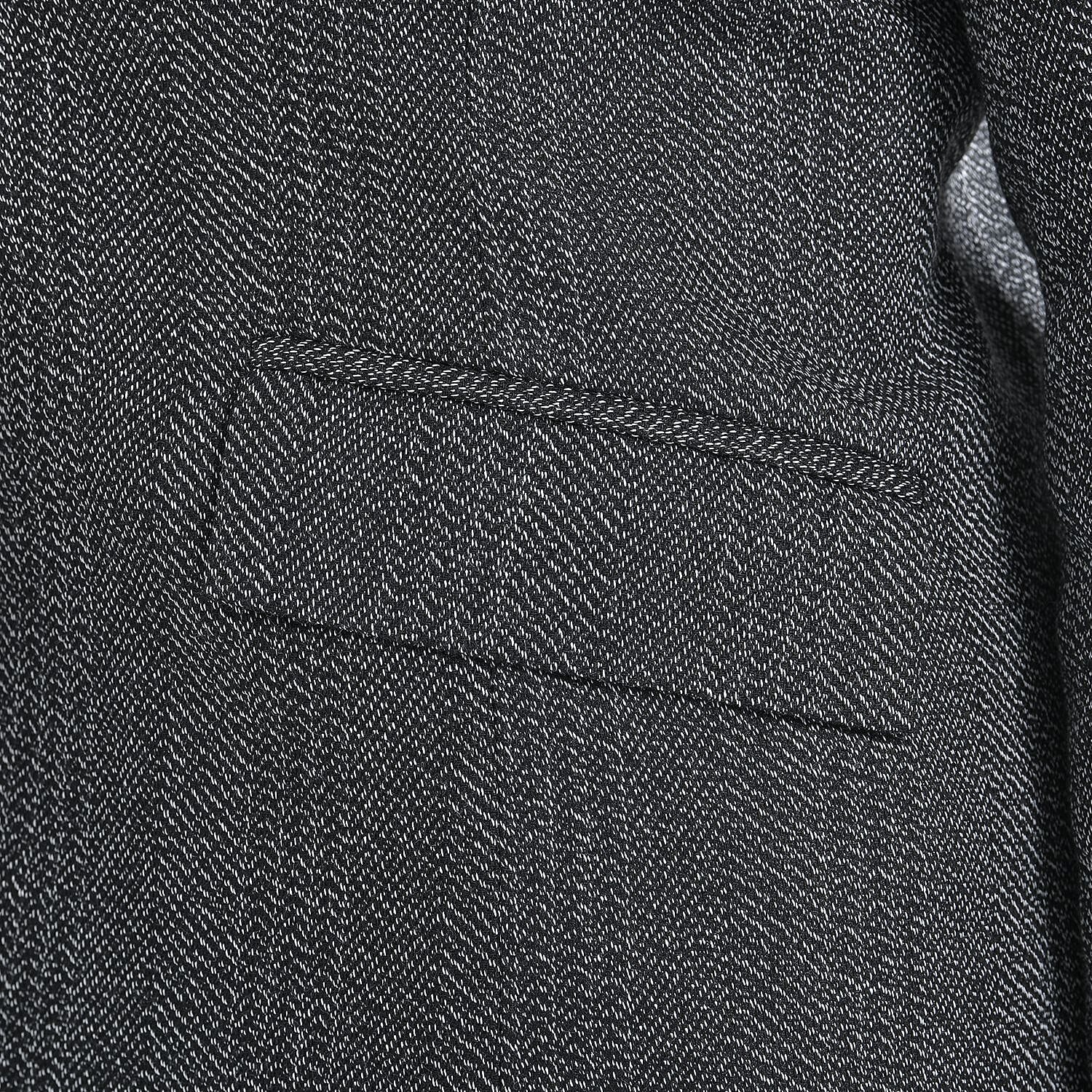 TAMSY Long Sleeves Blazer with Notched Lapel Collar (Size M,12-14) - Grey