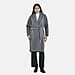 Tamsy Polyester Solid Coat - Dark Grey