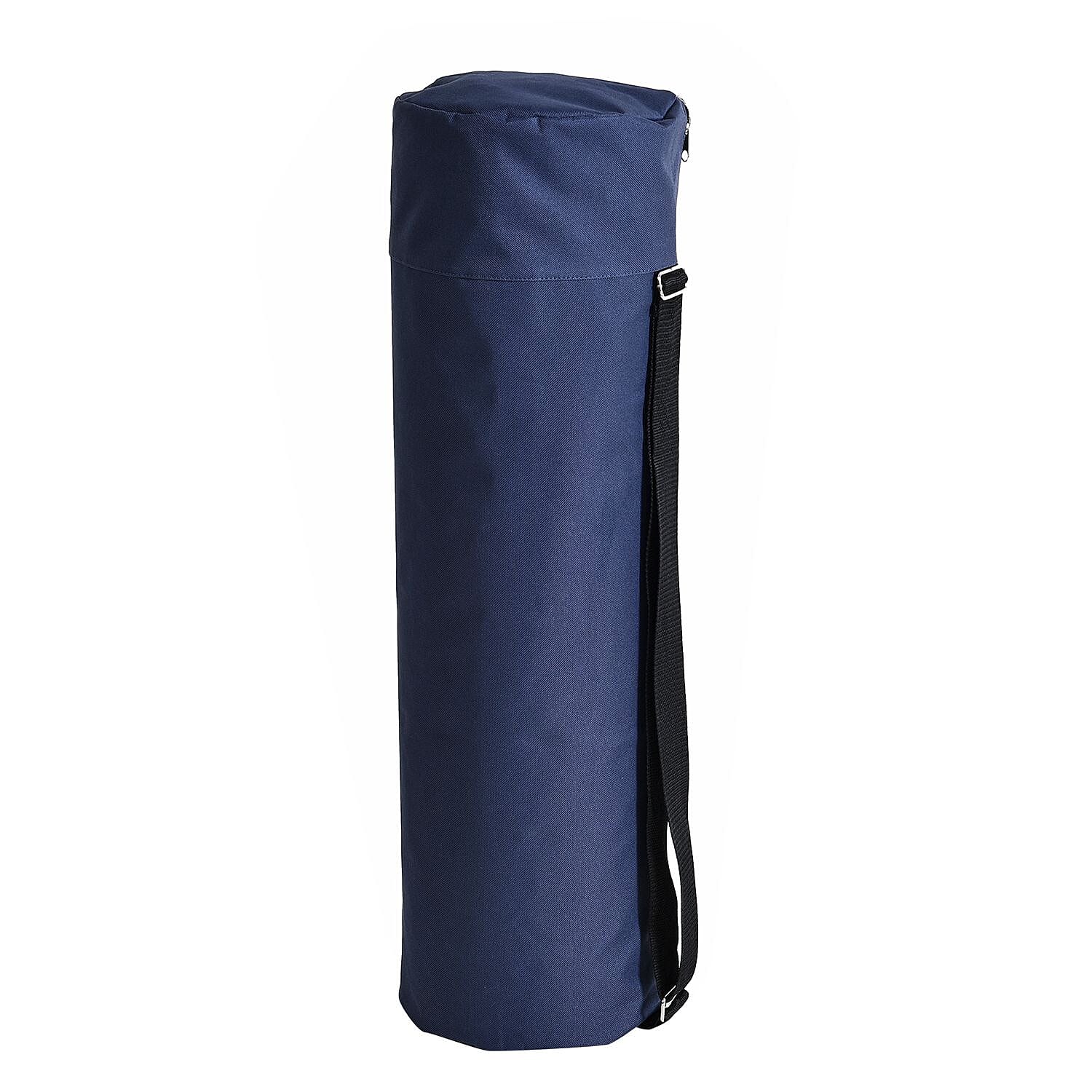 Soul Smart Solid Yoga Bag With Shoulder Strap (Size - 70x20) Navy