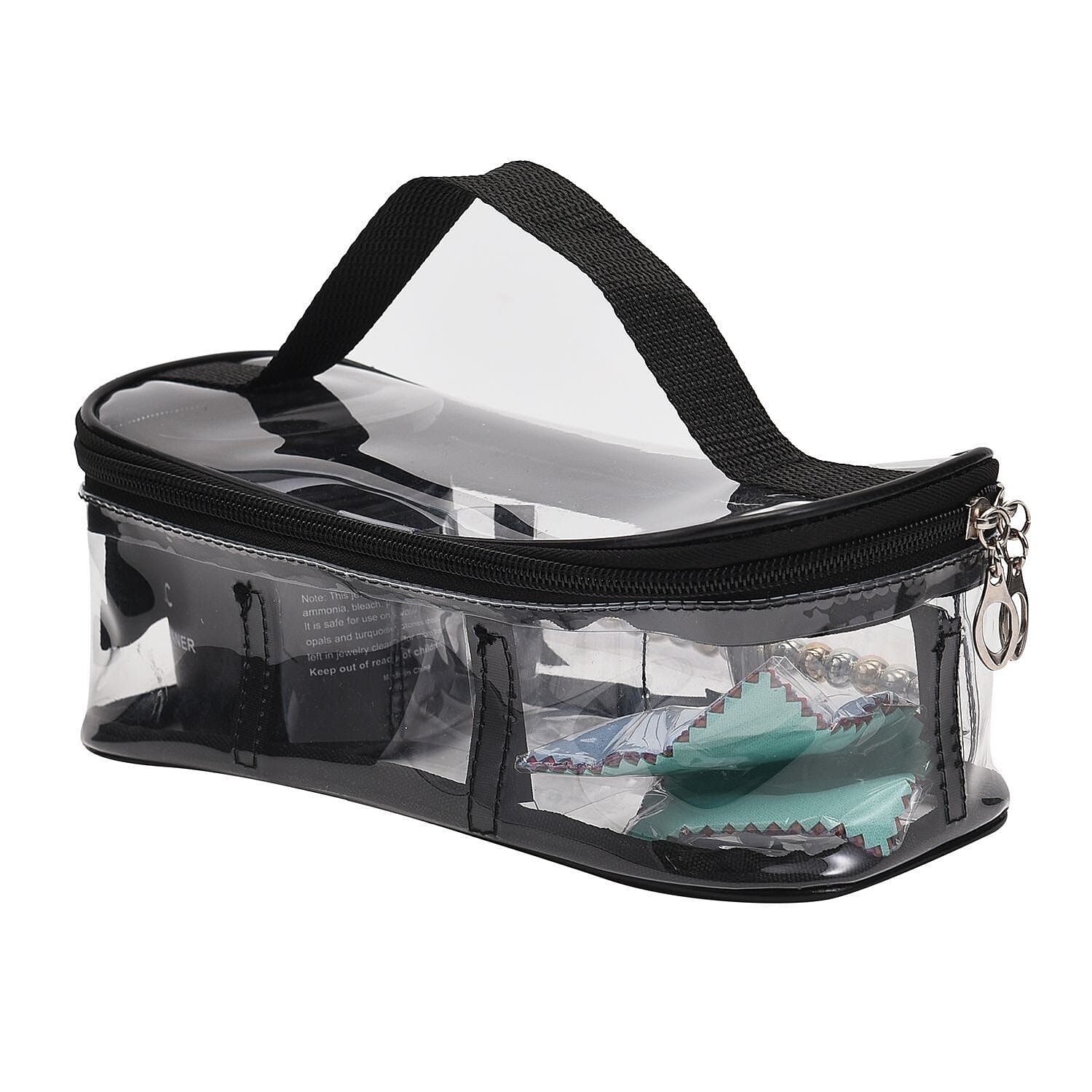 Jewellery Essentials 26pc Kit - Bracelet Clip, 5 Cleaning Cloths, 30 X Push Backs, 6 X Big Push Backs, Magnetic Extender and Natural Jewellery Cleaning Liquid