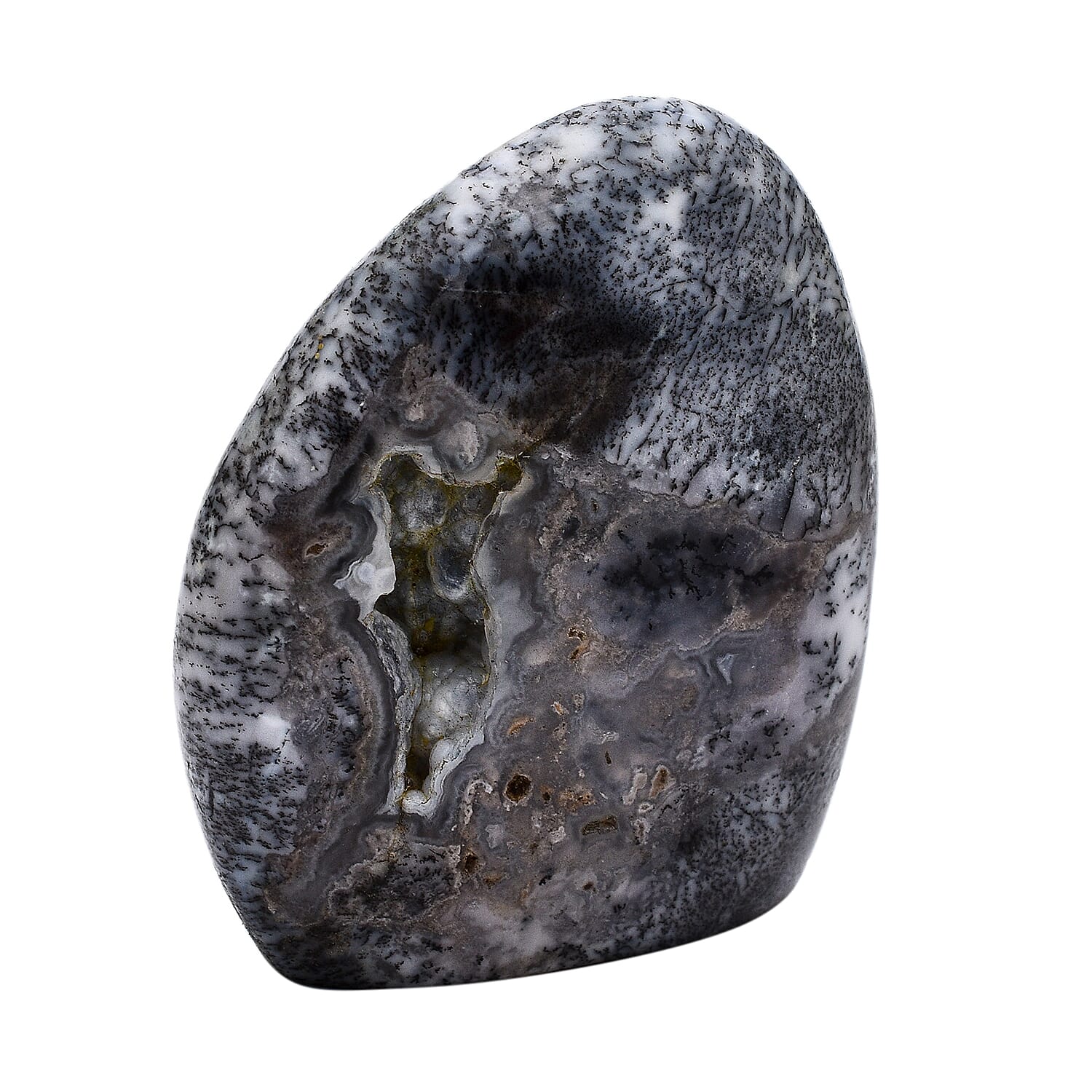 Tucson Rare Finds - Natural Dendritic Agate Figurine - 2250 Ct.