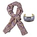 Premium Collection - Natural Mulberry Silk and Merino Wool Hand Woven Jamawar Shawl with Matching Cuff Bangle - Dark Blue&nbsp;