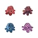Set of 2 Octopus Reversible Plushie, Express Your Mood with our Double-Sided Flip Mood Octopus, Reversible Octopus Plush is Sweetest Gifts for Kids, Friends, Family on Any Occasion