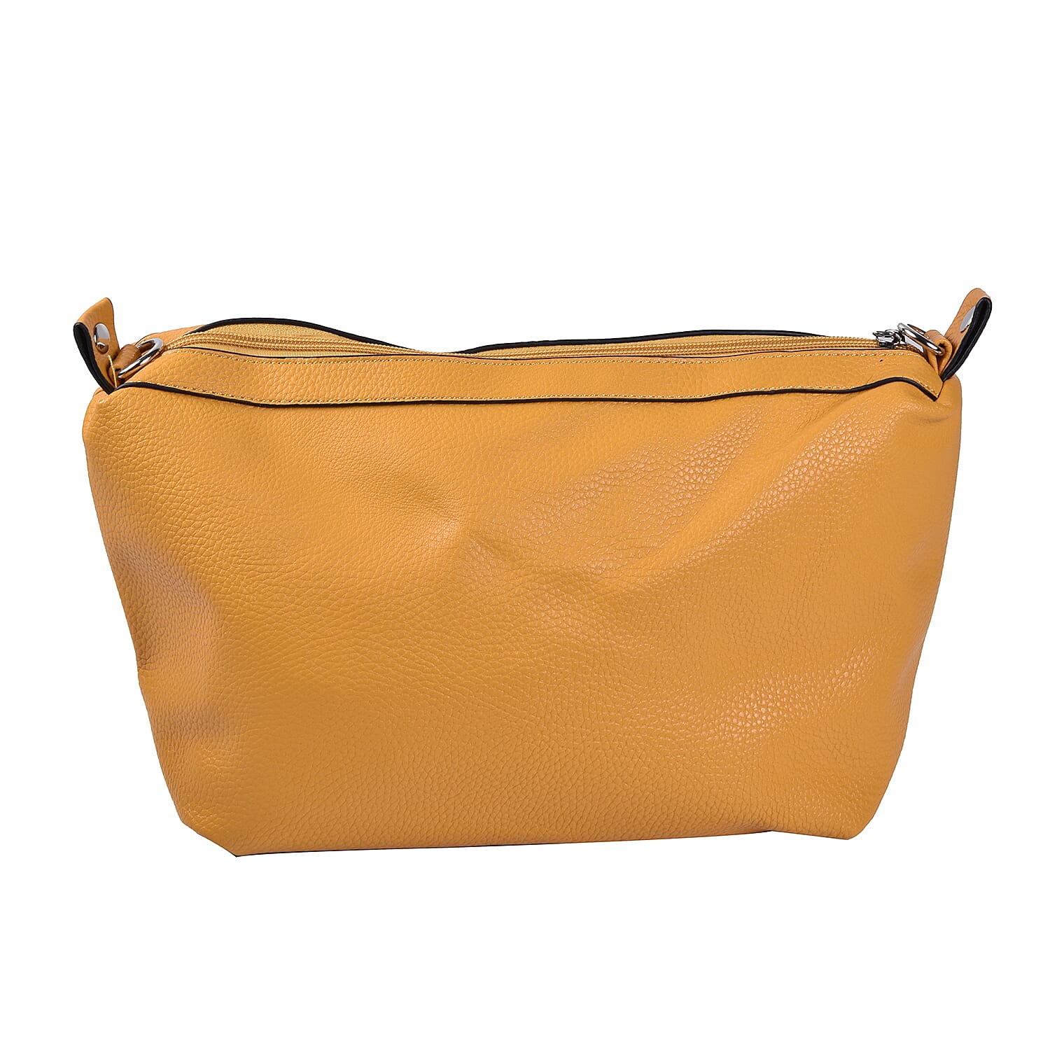 Kris Ana 3 Piece Set - Slouchy Tote Bag with Clutch Bag and Coin Pouch - Mustard