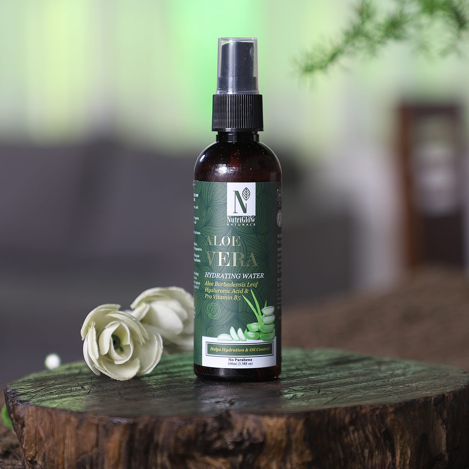 Zebra Design Eye Mask With Aloe Vera Gel Pack & Aloe Vera Spray Hydrating Water - 100 ML