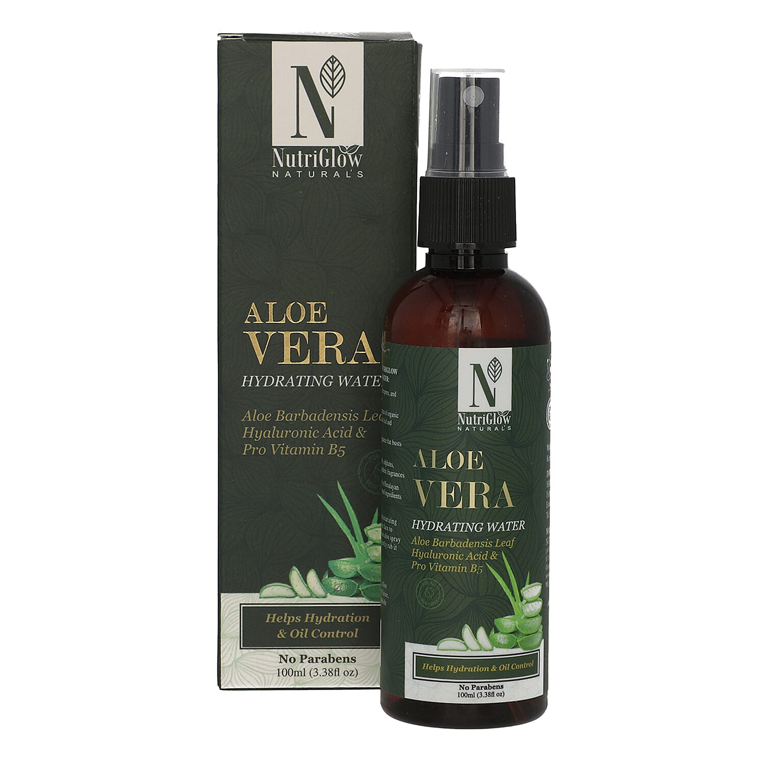 Zebra Design Eye Mask With Aloe Vera Gel Pack & Aloe Vera Spray Hydrating Water - 100 ML