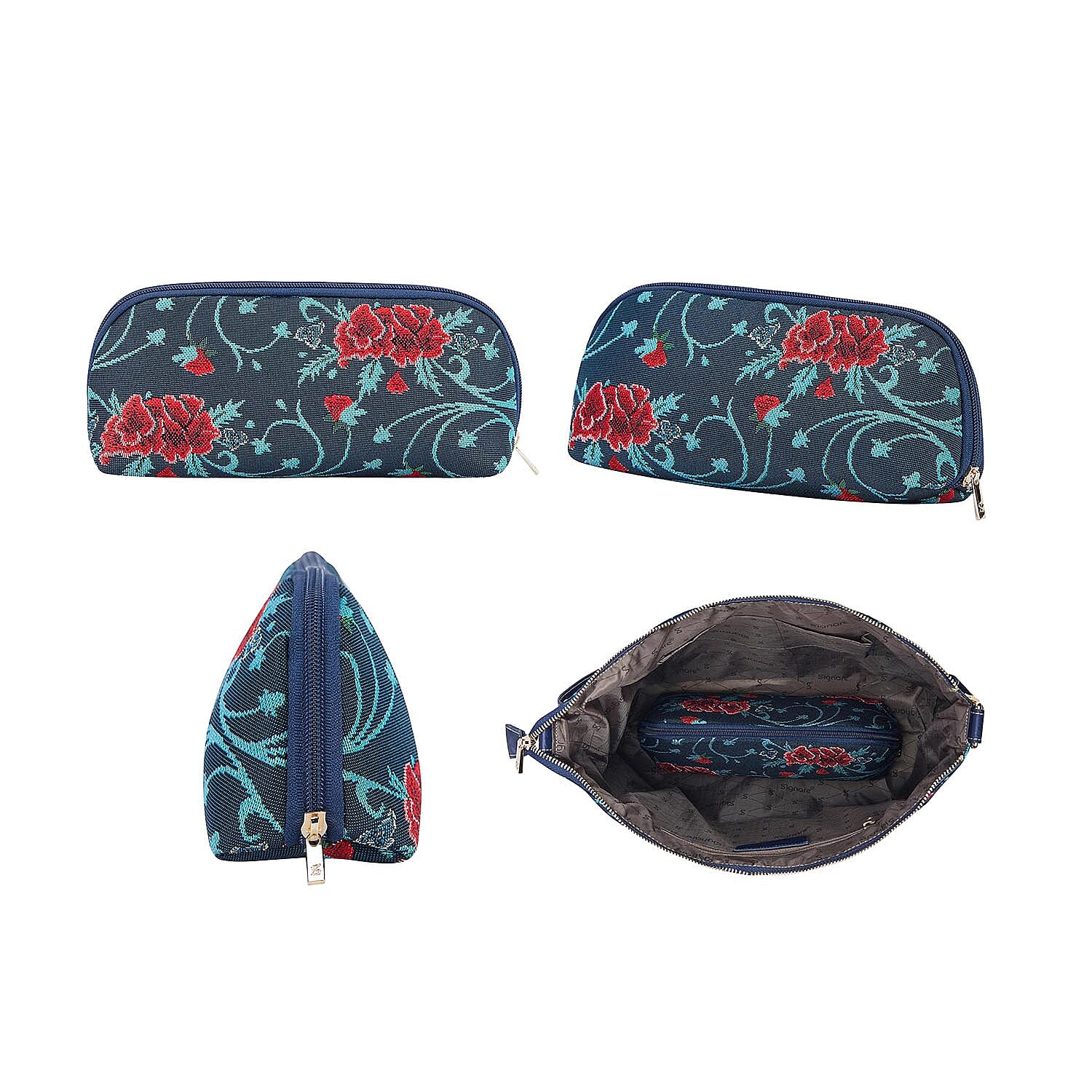 Signare Tapestry Frida Kahlo Carnation Collection - Slouch  Design Shoulder Bag (32x31x26cm)