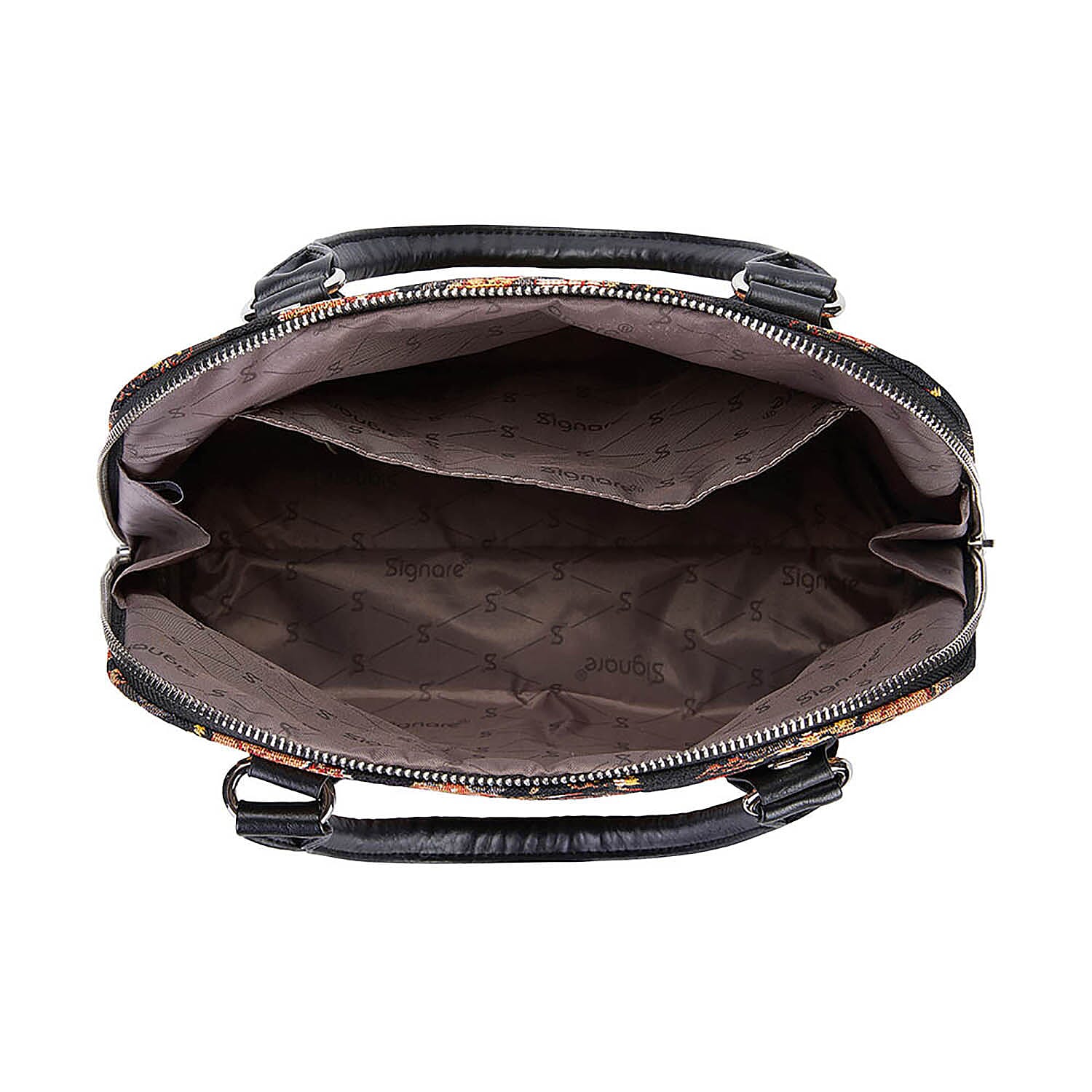 Signare Tapestry V&A Ume Sakura Collection - Top Handle Handbag with Adjustable Shoulder Strap