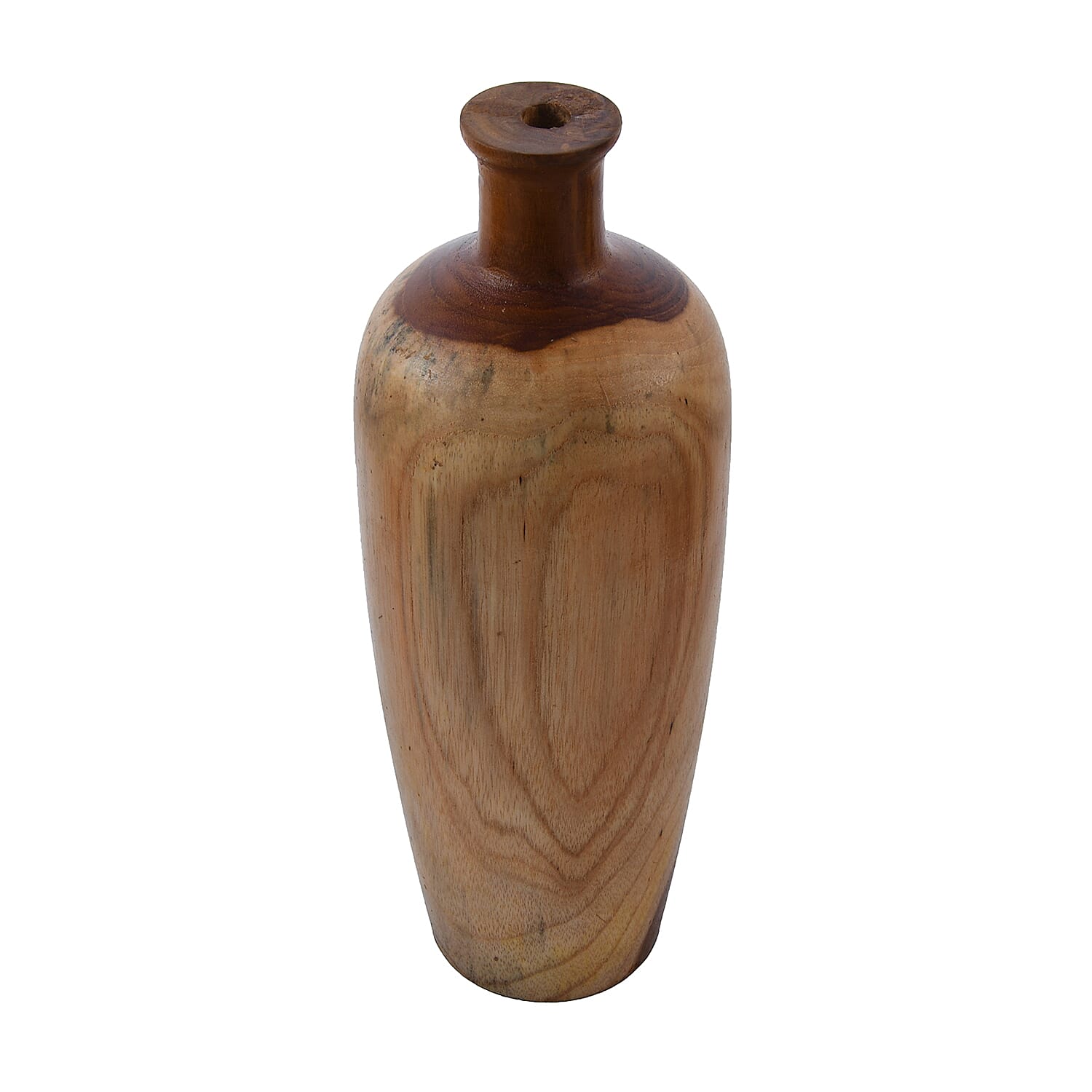 Bali Collection Set of 3 - Home Decorative Handcrafted Teak Wood Vase - Brown