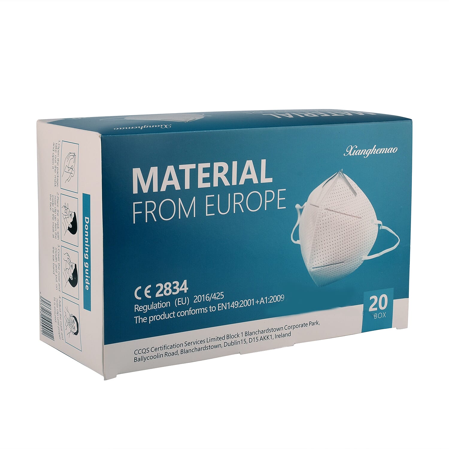 Box 20 Protective FFP2 NR Face Covers