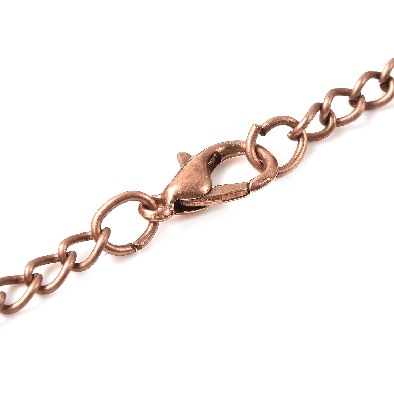 GENOA Automatic Mechanical Hollow-Out Star Pattern Skeleton Pocket Watch with Chain in Antique Rose Gold Tone