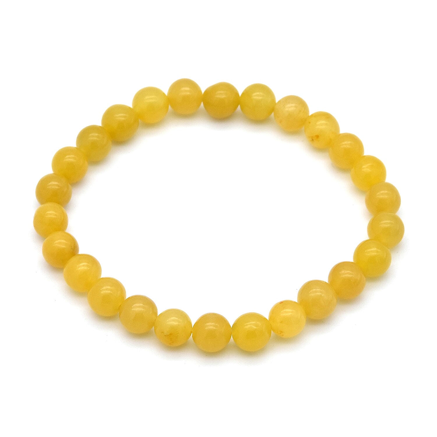 2 Piece Set -  Honey Jade Stretchable Bracelet (Size 7.5) and Stud Earrings (with Push Back) in Sterling Silver 128.00 Ct.