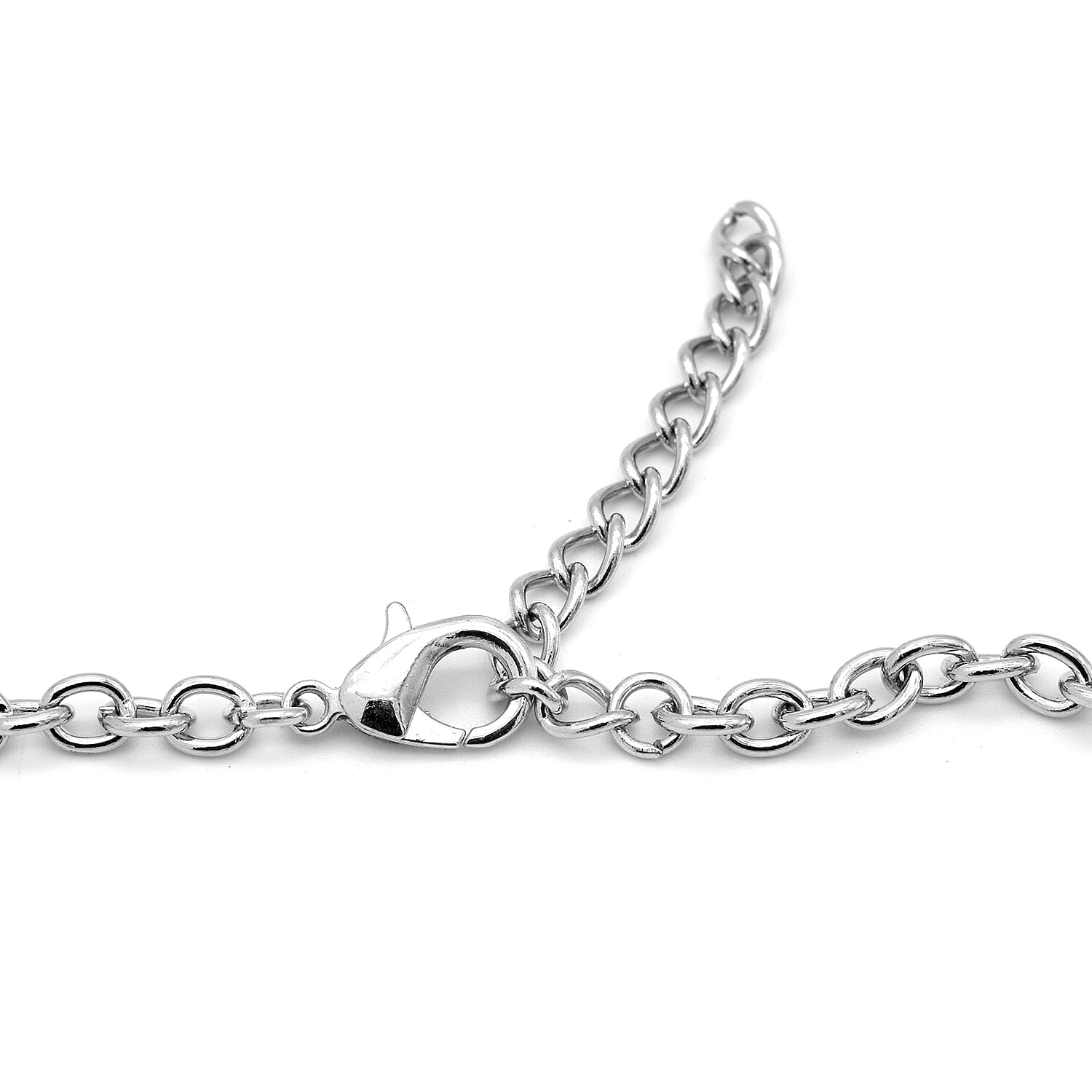 3 Piece Set - White Austrian Crystal Adjustable Ring, Vintage Style Cameo Necklace (Size 20 with 2 inch Ext.) and Earrings (with push Back) in Silver Tone