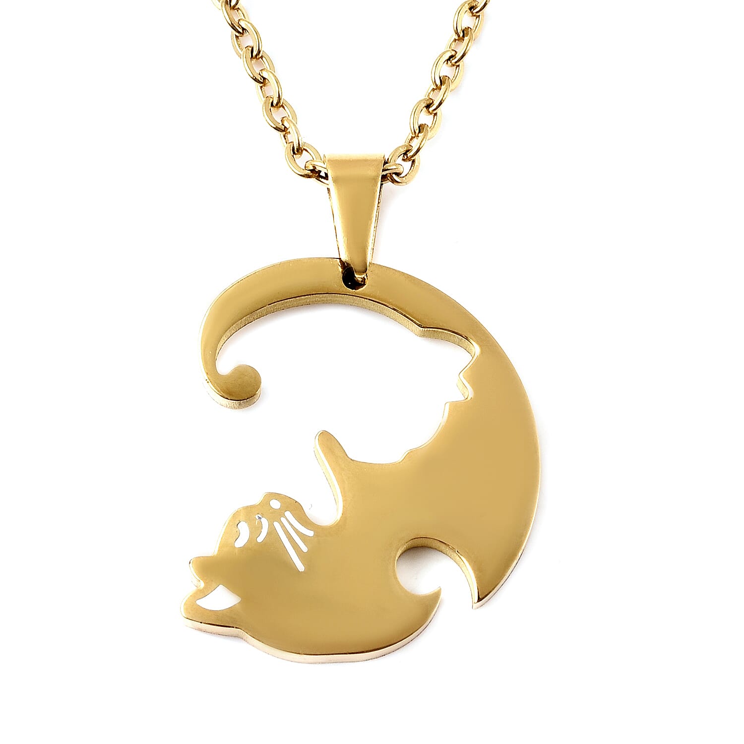 Set of 2 -  Pendant Pure White Stainless Steel