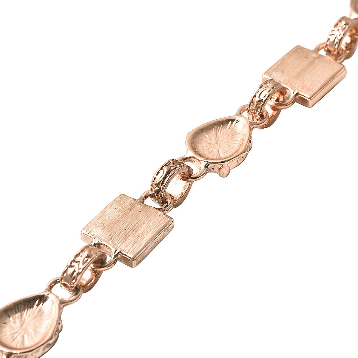 2 Piece Set - Red Howlite Bracelet (Size 8.5) and Earrings in Yellow Gold Tone 15.00 Ct.