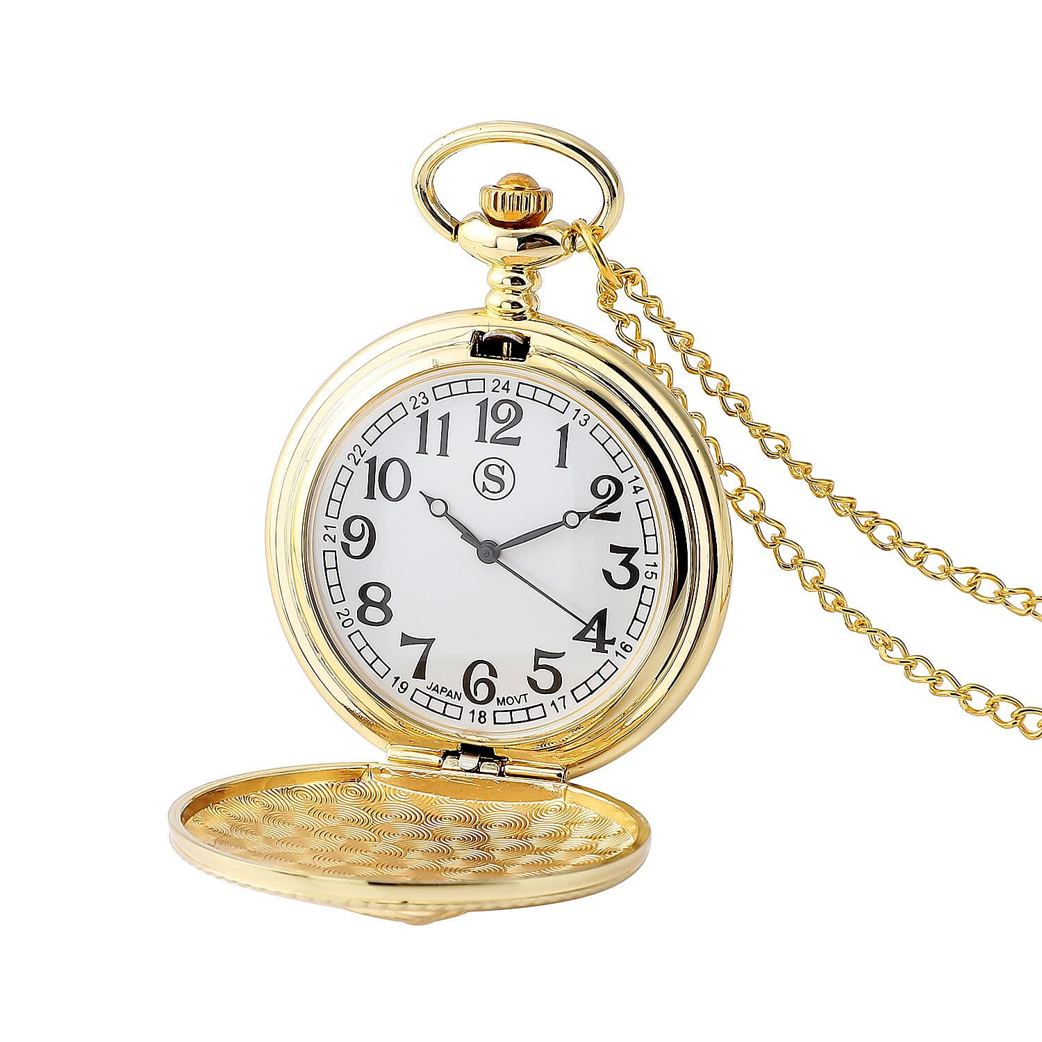 Case alloy case carving american shorthair pattern Movement PC21S/Japan Movement Brand STRADA Plated PNP gold plating Dial white literal & 12pcs black number water resistant