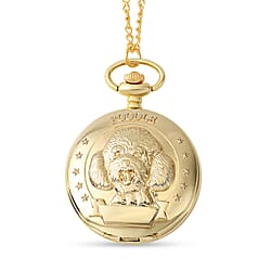 Case alloy case carving american shorthair pattern Movement PC21S/Japan Movement Brand STRADA Plated PNP gold plating Dial white literal & 12pcs black number water resistant