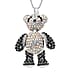 Multi Color Crystal Cubic Zirconia Pendant with Chain (Size 24-2 EXT)