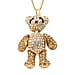 Multi Color Crystal Cubic Zirconia Pendant with Chain (Size 24-2 EXT)