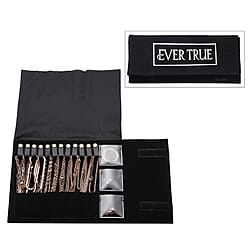 Ever True: 16 Piece Jewellery Set - 6 Necklace, 6 Bracelet, 2 Pairs Earrings, 1 Magnetic Clasp with Extender and Pouch