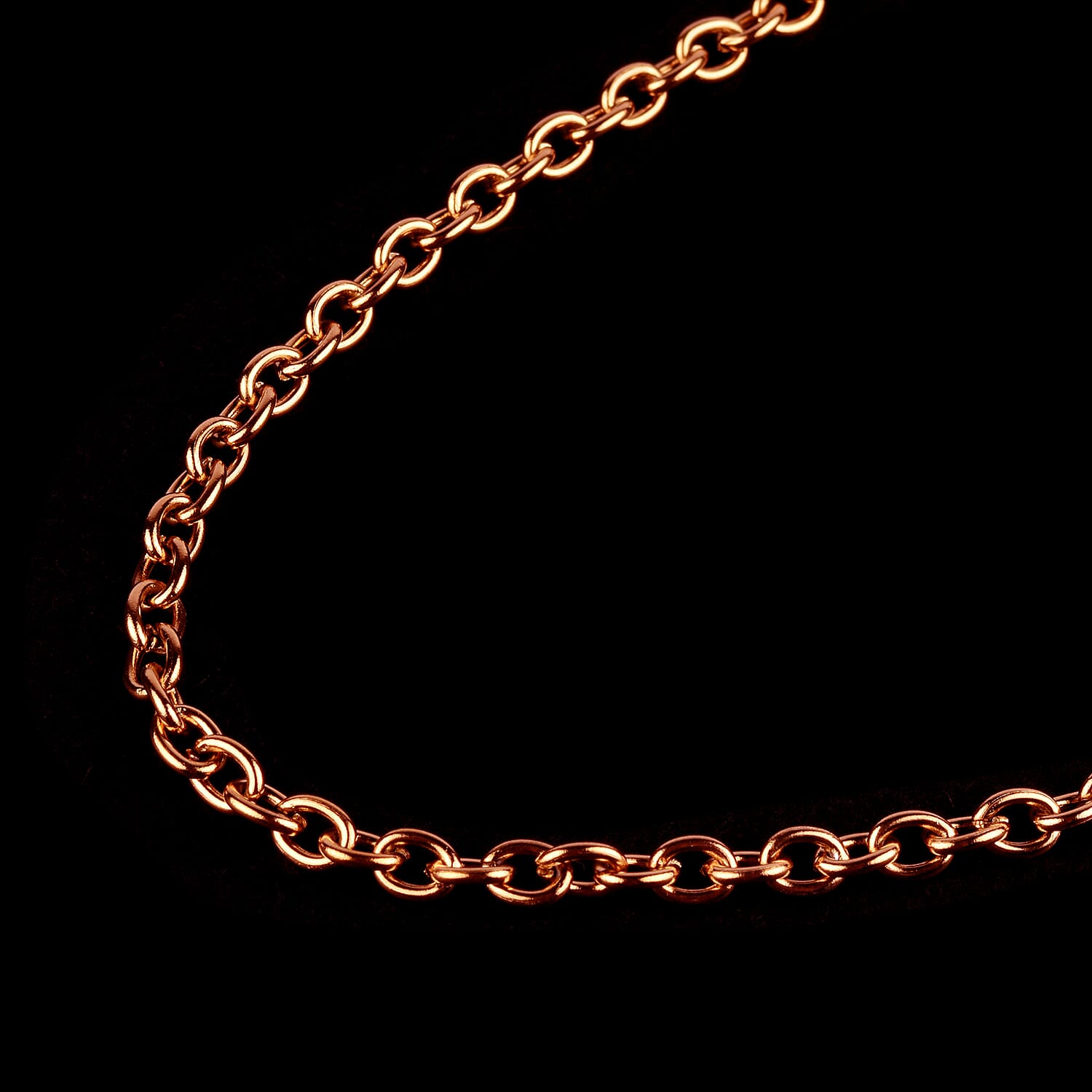 EVER TRUE 18Kt RG Plated 15 Pcs Jewellery Set in Stainless Steel with Velvet Travel Organizer