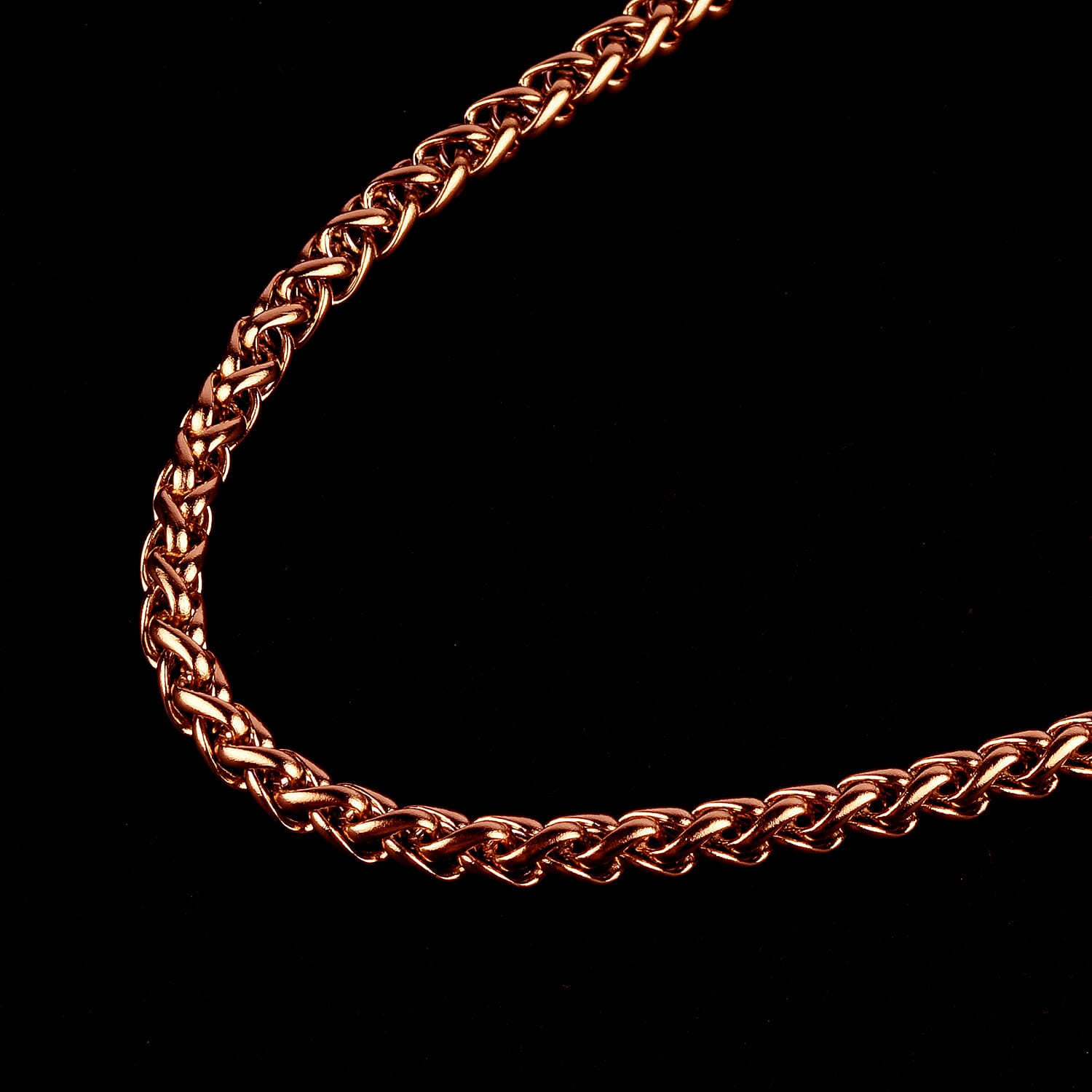 EVER TRUE 18Kt RG Plated 15 Pcs Jewellery Set in Stainless Steel with Velvet Travel Organizer