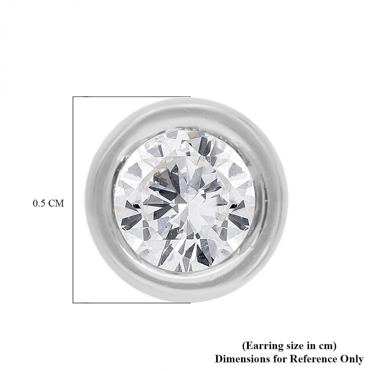 2 Piece Set - 9K White Gold SGL Certified Diamond (G-H/I3) Stud Earrings (with Push Back) and Pendant 0.36 Ct.