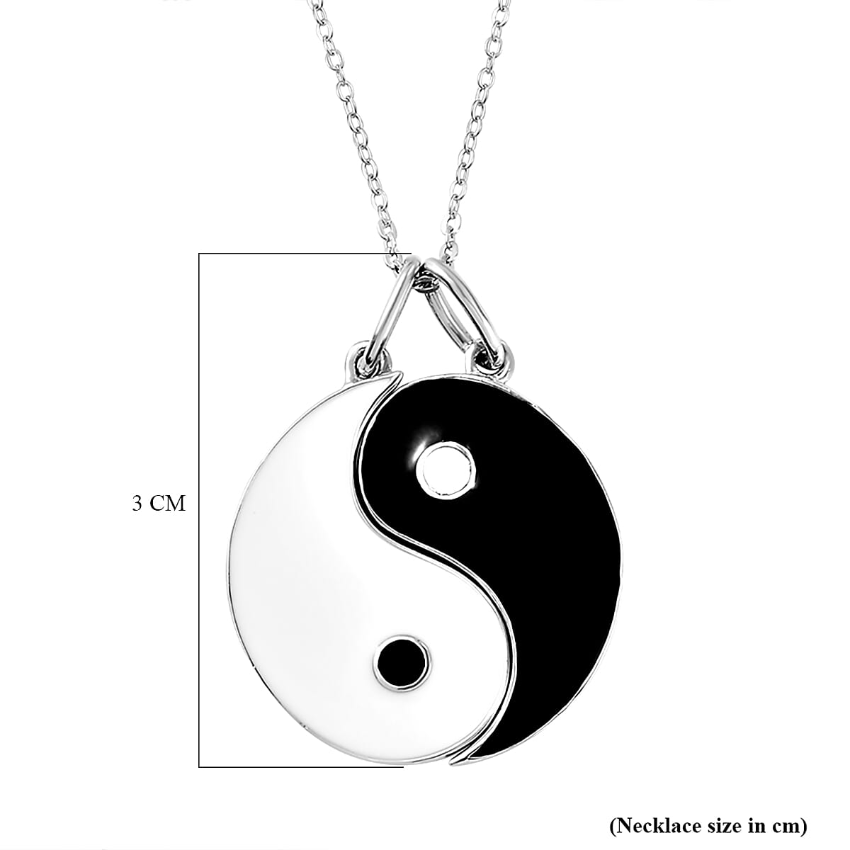 Platinum Overlay Sterling Silver Heart Pendant with Chain (Size 20)