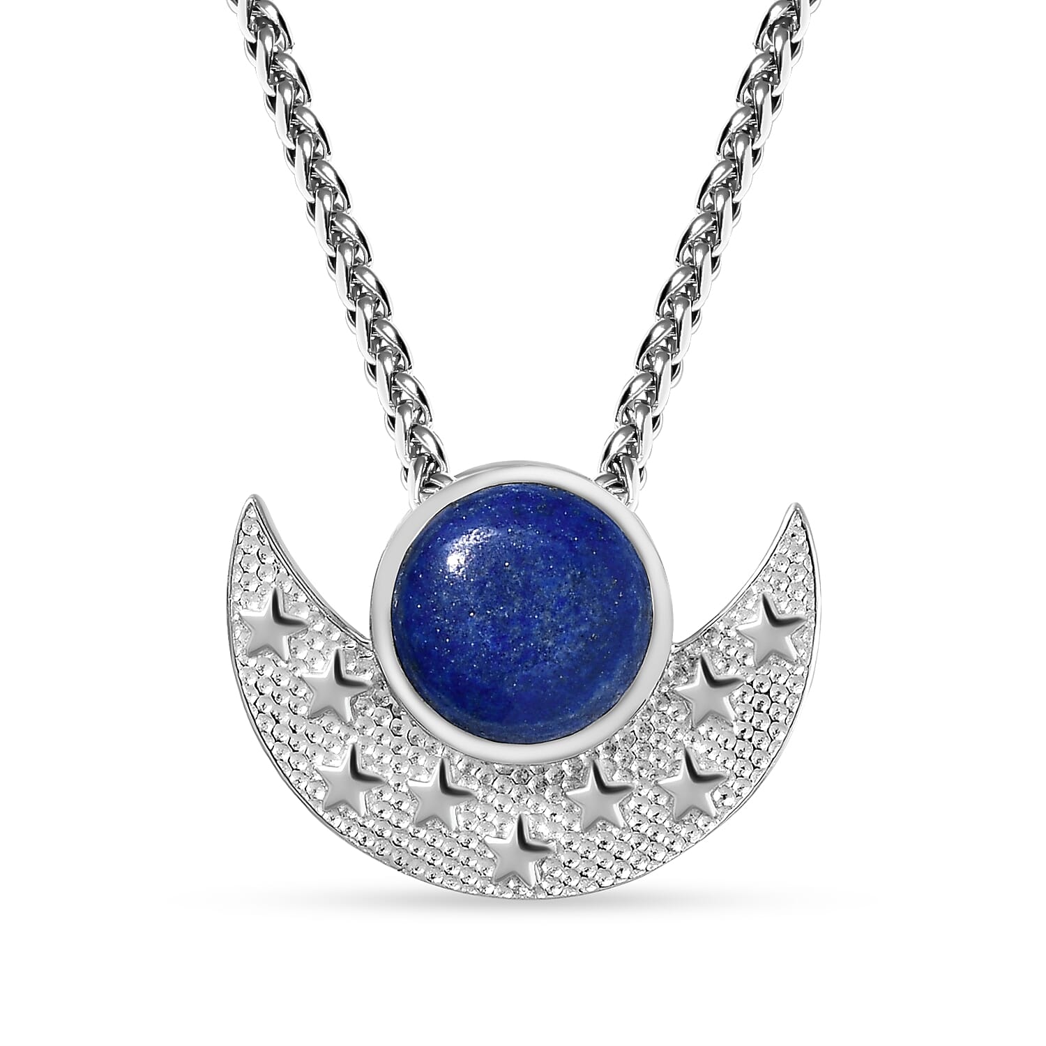 Designer inspired Lapis Lazuli Pendant with Chain (Size 20)