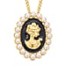 Plastic Pearl Pendant with Chain 15.00ct  15.000  Ct.