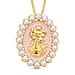 Plastic Pearl Pendant with Chain 15.00ct  15.000  Ct.