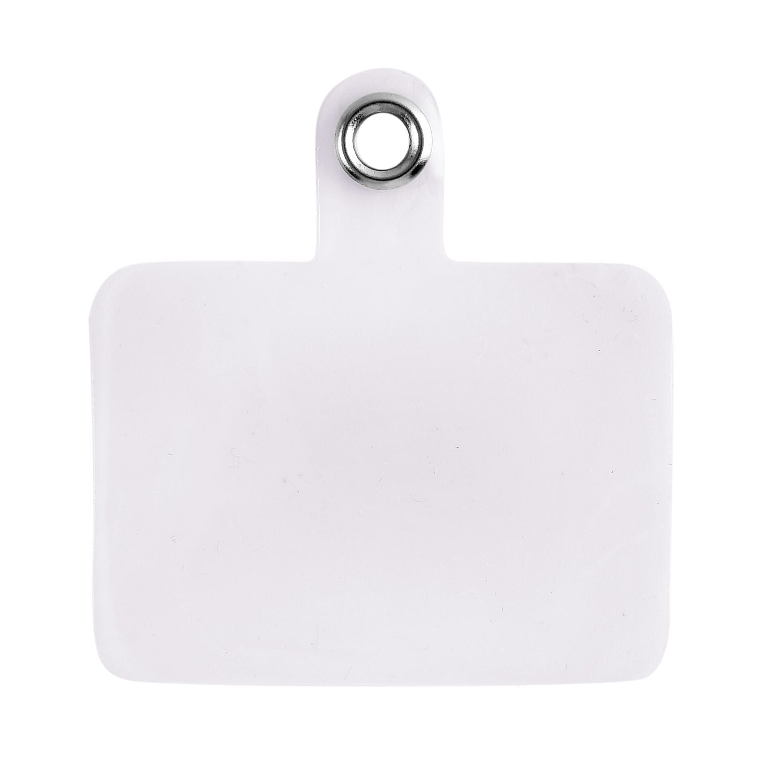 Waterproof PVC Phone Bag with Stainless Steel Chain in Silver Tone