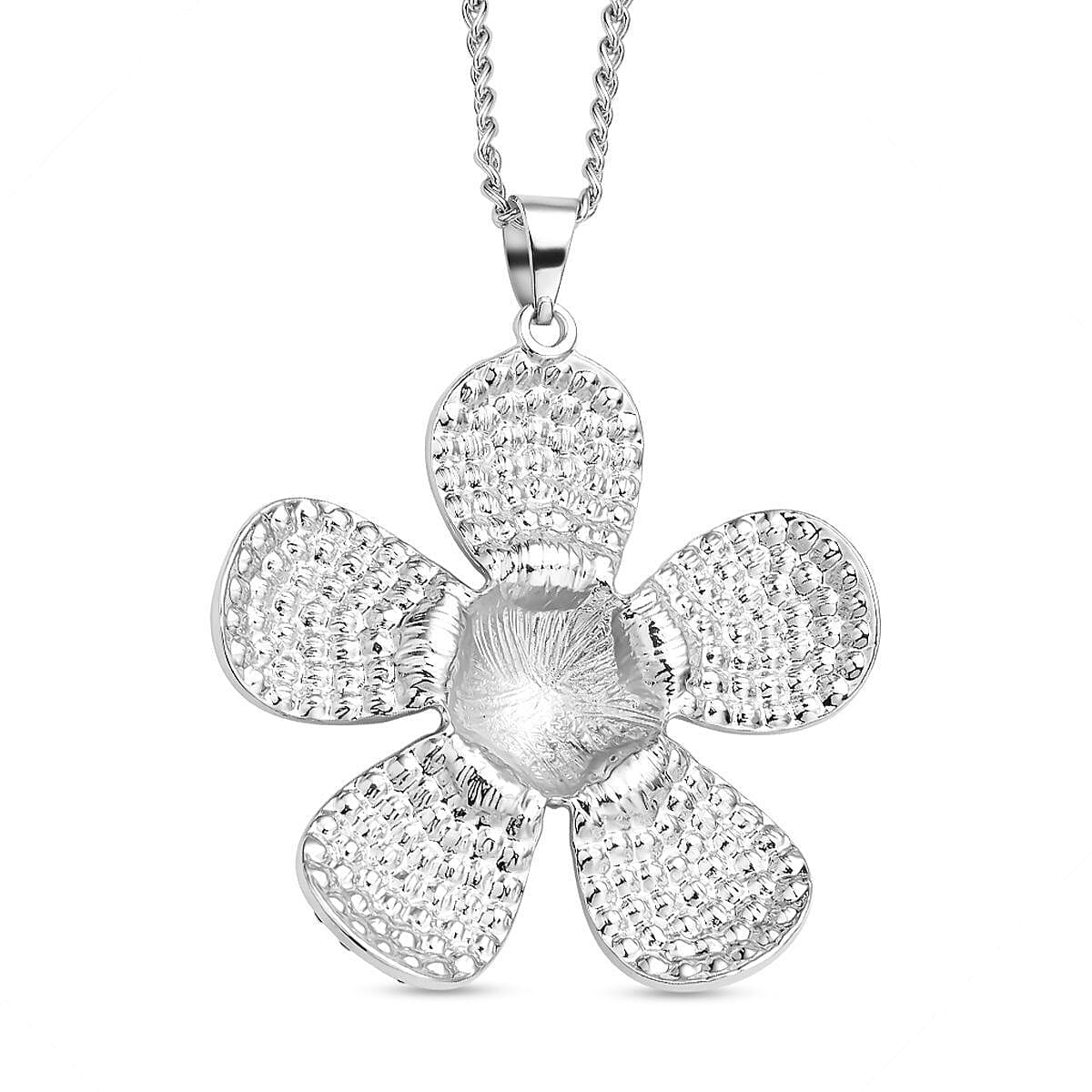 Multi Color Crystal Pendant with Chain  10.000  Ct.